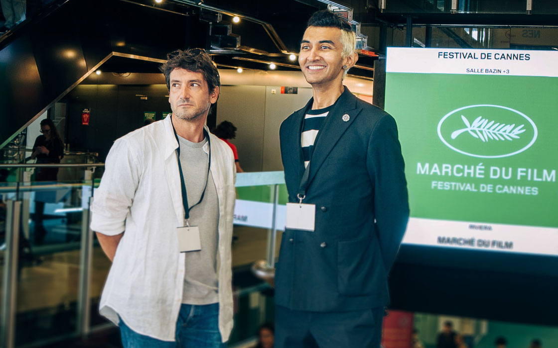 Spark founders Walt Jones and Tamar Chatterjee at Festival de Cannes