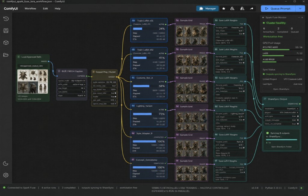 AI/Lookdev after Spark Fuse