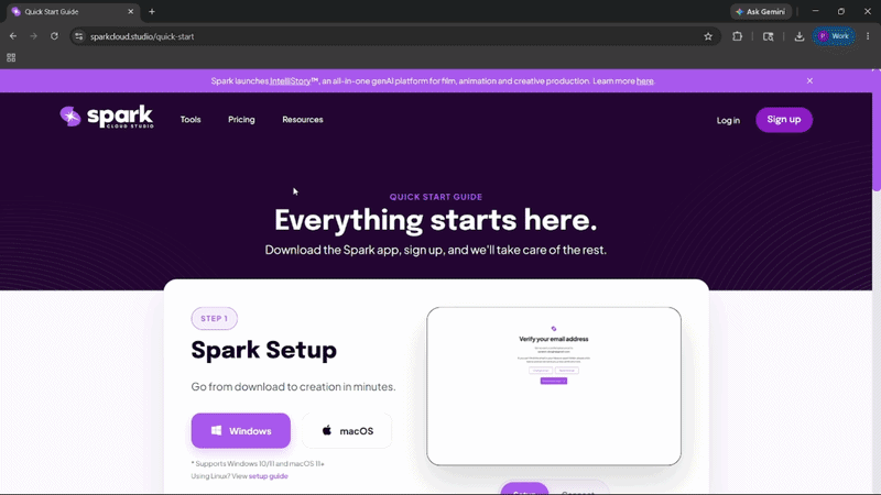 On your Spark workstation